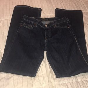 Jean Femme Bootcut 7 For All Mankind - Taille 29 - Occasion En Très Bon état - Coupe Droite Et élégante